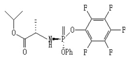 N-[(S)-(2,3,4,5,6-五氟苯氧基)苯氧基磷?；鵠-L-丙氨酸異丙酯